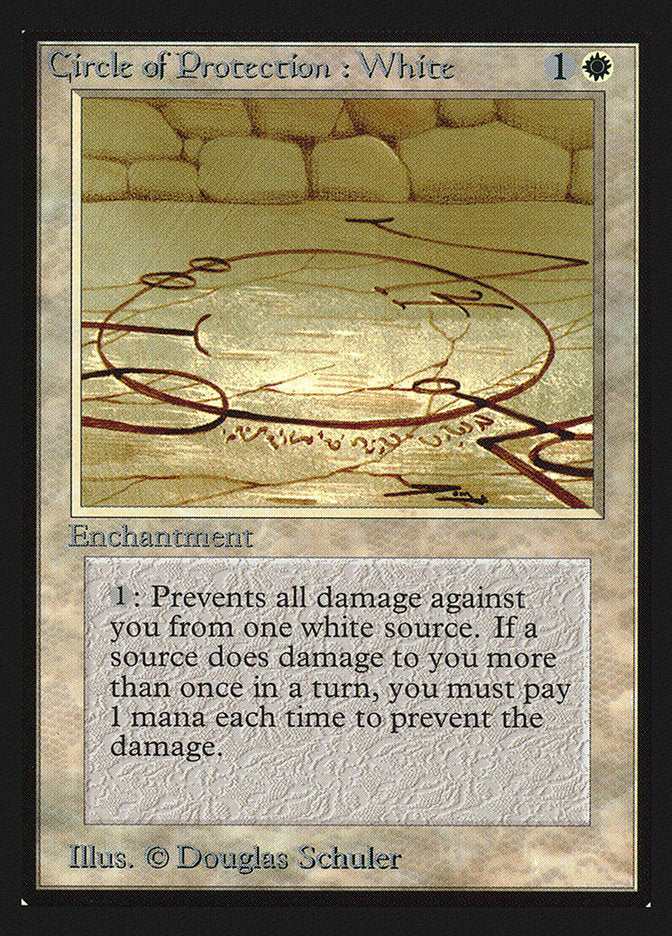 Circle of Protection: White [Collectors' Edition] | Jomio and Rueliete's Cards and Comics