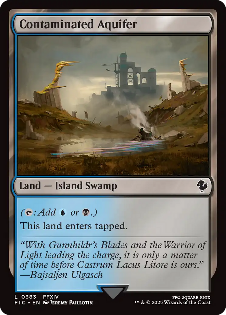 Contaminated Aquifer [FINAL FANTASY Commander] | Jomio and Rueliete's Cards and Comics