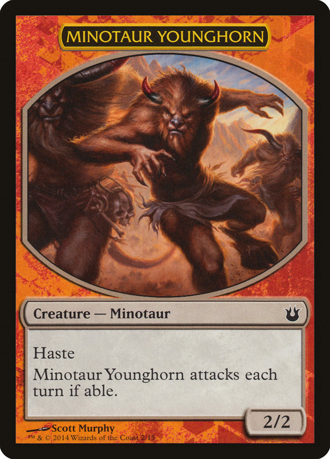 Minotaur Younghorn [Born of the Gods Battle the Horde] | Jomio and Rueliete's Cards and Comics