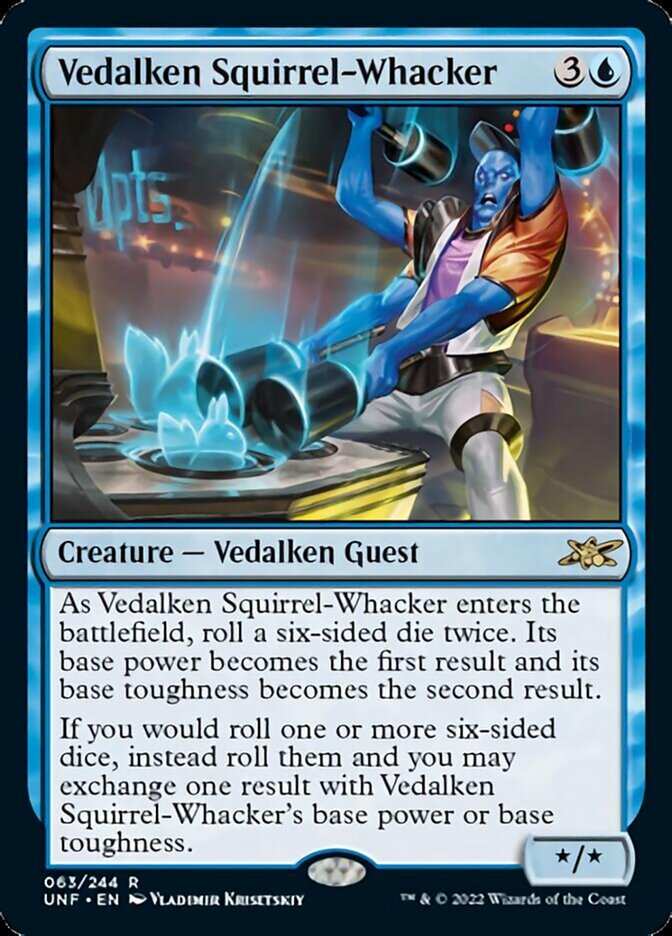 Vedalken Squirrel-Whacker [Unfinity] | Jomio and Rueliete's Cards and Comics