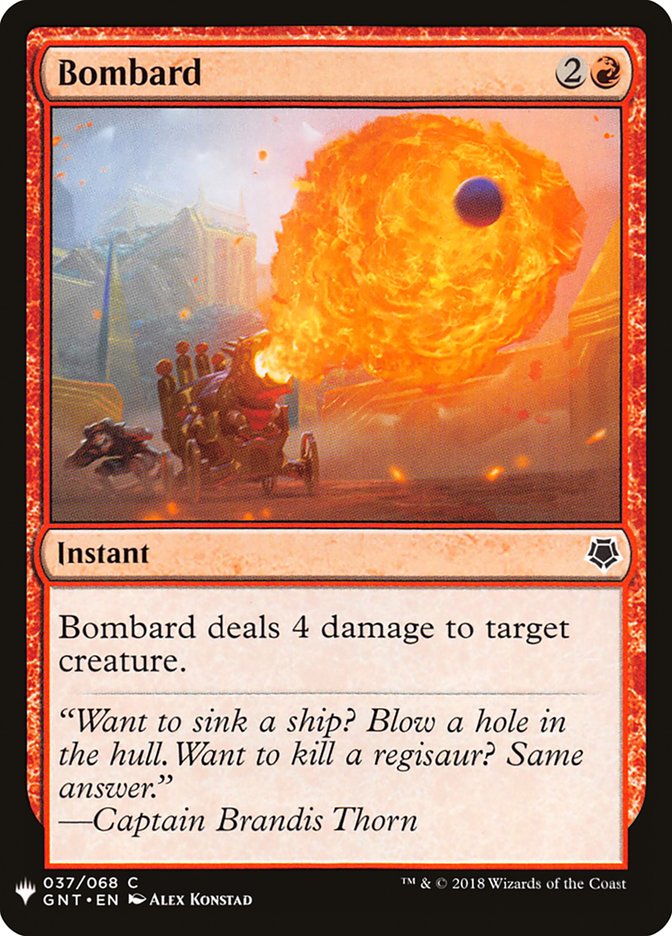 Bombard [Mystery Booster] | Jomio and Rueliete's Cards and Comics
