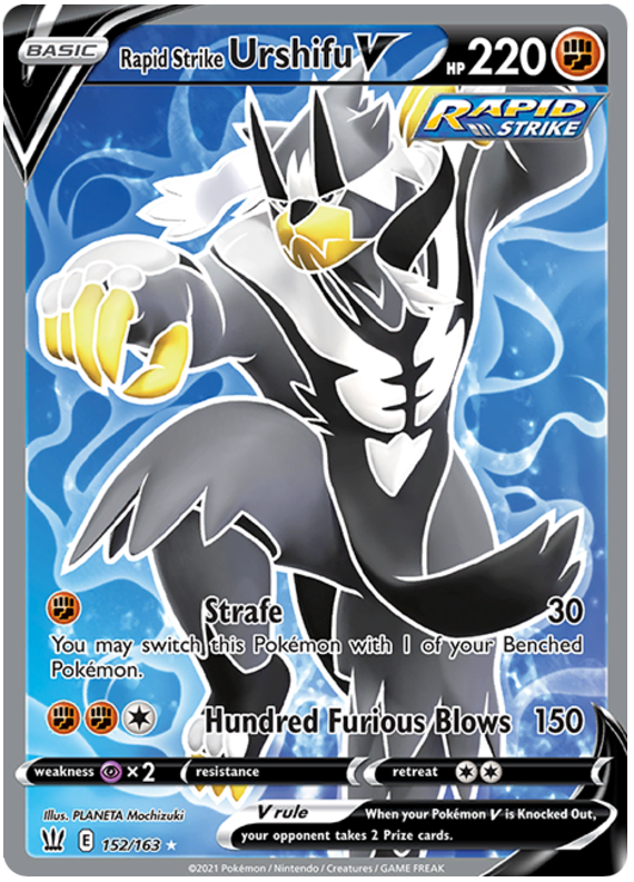 Rapid Strike Urshifu V (152/163) [Sword & Shield: Battle Styles] | Jomio and Rueliete's Cards and Comics