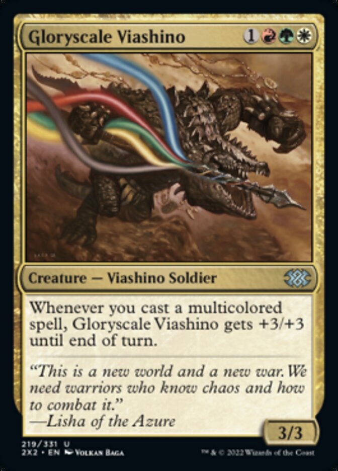 Gloryscale Viashino [Double Masters 2022] | Jomio and Rueliete's Cards and Comics
