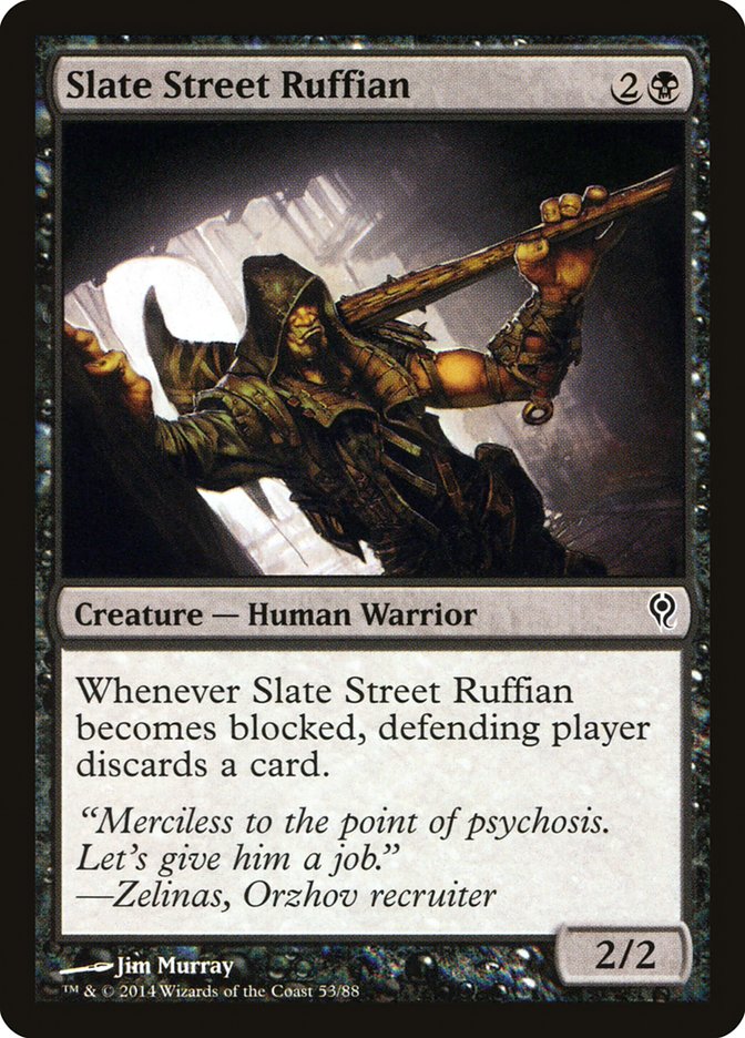 Slate Street Ruffian [Duel Decks: Jace vs. Vraska] | Jomio and Rueliete's Cards and Comics