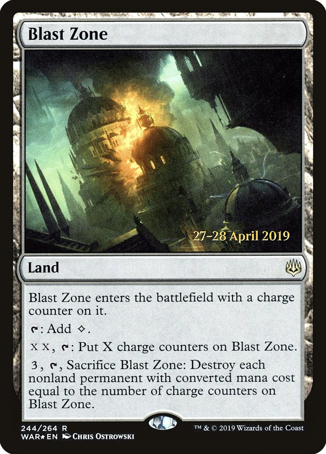 Blast Zone [War of the Spark Prerelease Promos] | Jomio and Rueliete's Cards and Comics