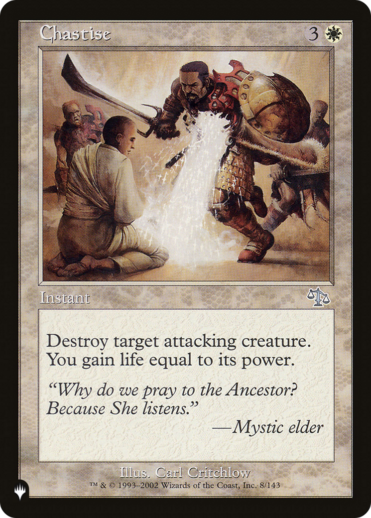 Chastise [The List] | Jomio and Rueliete's Cards and Comics