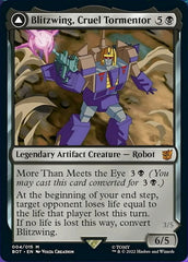 Blitzwing, Cruel Tormentor // Blitzwing, Adaptive Assailant [Transformers] | Jomio and Rueliete's Cards and Comics