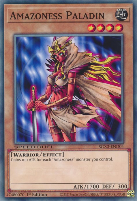 Amazoness Paladin [SGX3-END04] Common | Jomio and Rueliete's Cards and Comics
