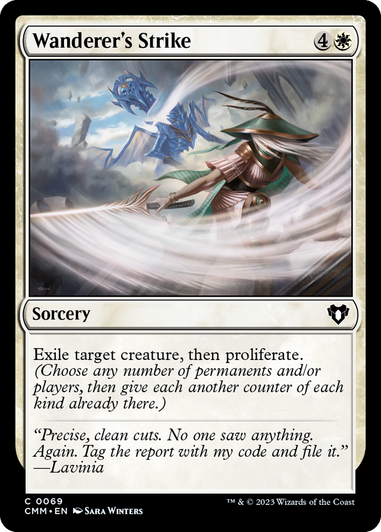 Wanderer's Strike [Commander Masters] | Jomio and Rueliete's Cards and Comics