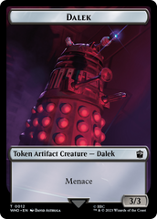 Dalek // Food (0027) Double-Sided Token [Doctor Who Tokens] | Jomio and Rueliete's Cards and Comics