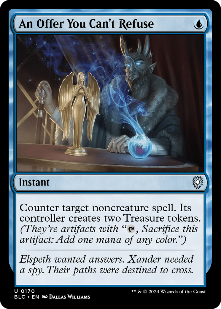 An Offer You Can't Refuse [Bloomburrow Commander] | Jomio and Rueliete's Cards and Comics