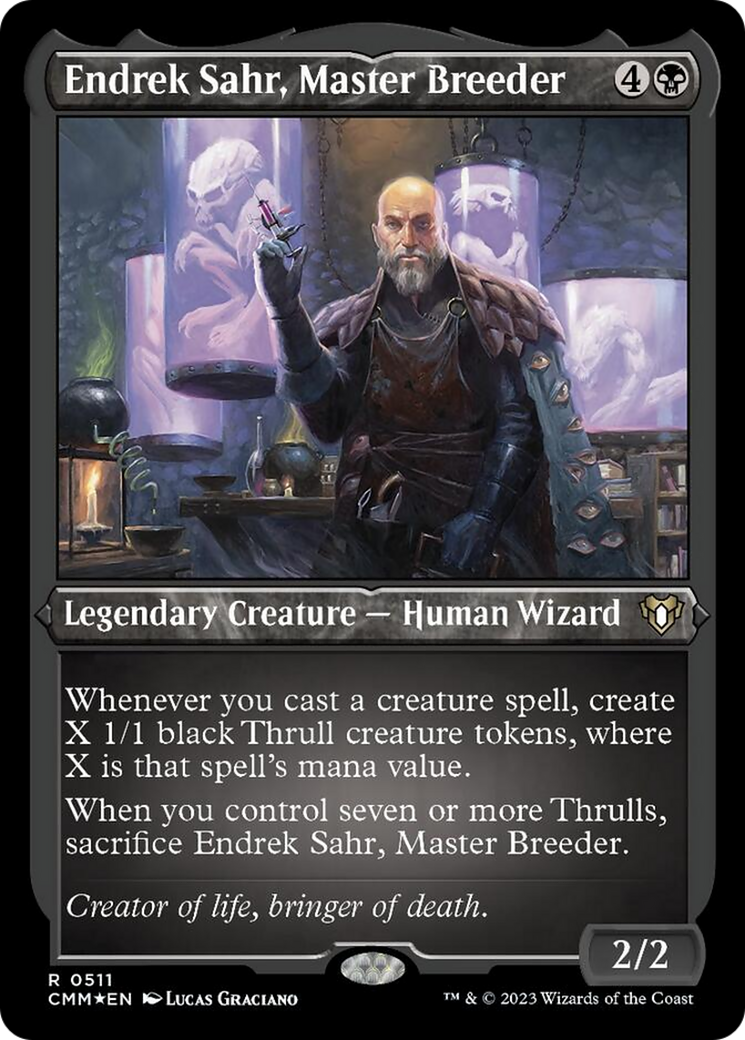 Endrek Sahr, Master Breeder (Foil Etched) [Commander Masters] | Jomio and Rueliete's Cards and Comics