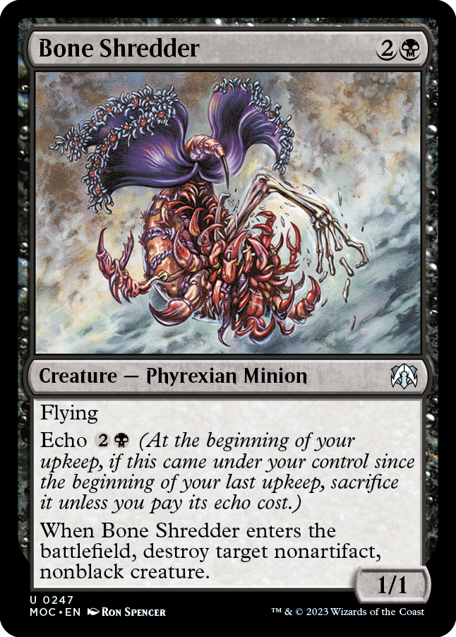 Bone Shredder [March of the Machine Commander] | Jomio and Rueliete's Cards and Comics