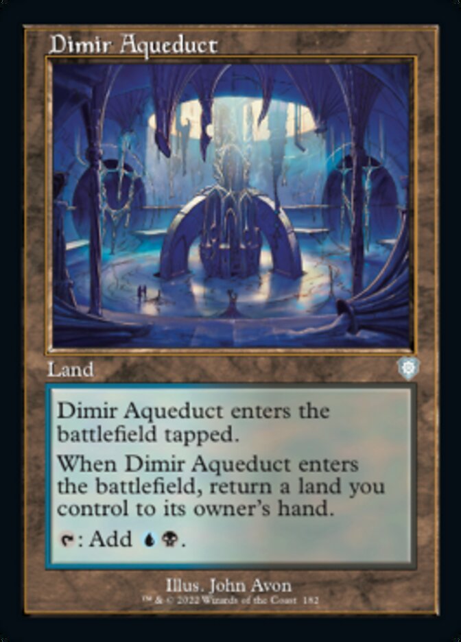 Dimir Aqueduct (Retro) [The Brothers' War Commander] | Jomio and Rueliete's Cards and Comics