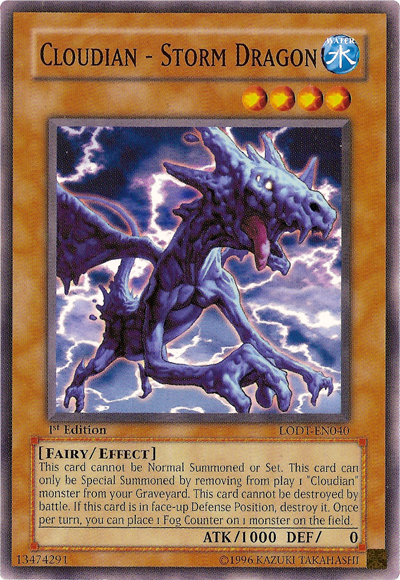 Cloudian - Storm Dragon [LODT-EN040] Common | Jomio and Rueliete's Cards and Comics