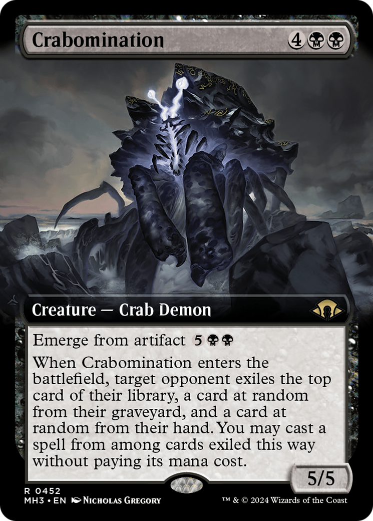 Crabomination (Extended Art) [Modern Horizons 3] | Jomio and Rueliete's Cards and Comics
