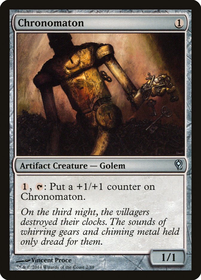 Chronomaton [Duel Decks: Jace vs. Vraska] | Jomio and Rueliete's Cards and Comics