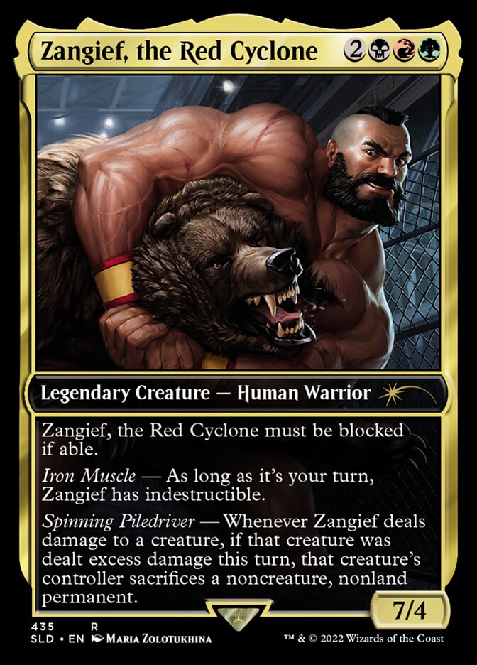 Zangief, the Red Cyclone [Secret Lair Drop Series] | Jomio and Rueliete's Cards and Comics