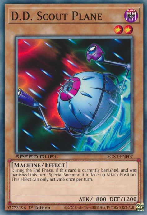 D.D. Scout Plane [SGX3-ENF07] Common | Jomio and Rueliete's Cards and Comics