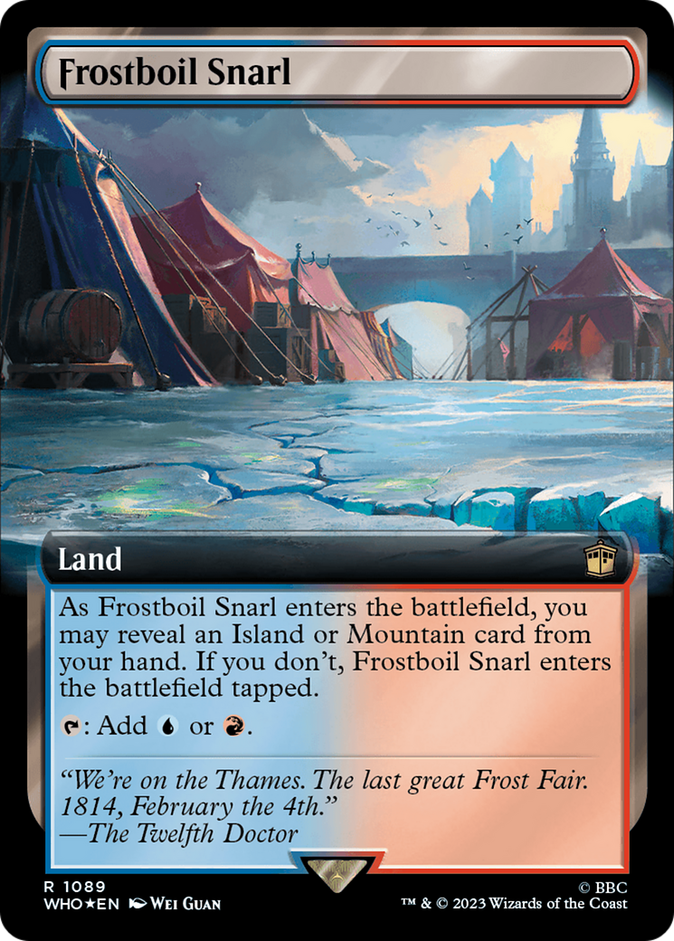 Frostboil Snarl (Extended Art) (Surge Foil) [Doctor Who] | Jomio and Rueliete's Cards and Comics