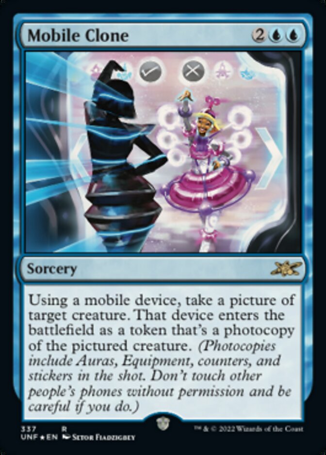 Mobile Clone (Galaxy Foil) [Unfinity] | Jomio and Rueliete's Cards and Comics