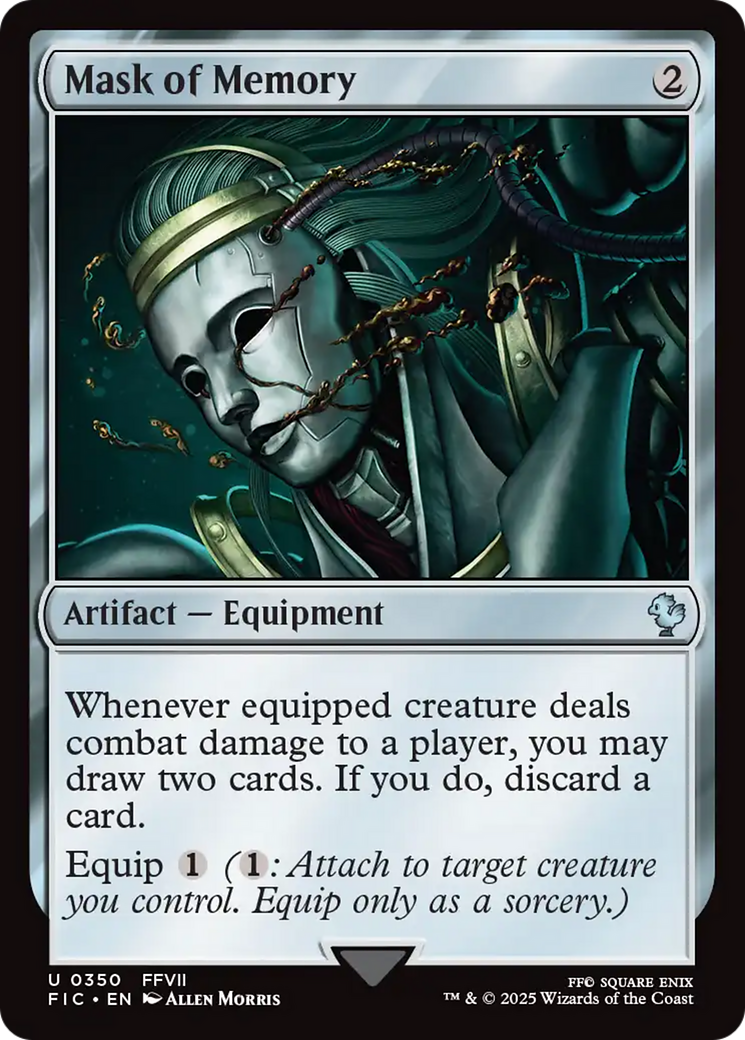 Mask of Memory [FINAL FANTASY Commander] | Jomio and Rueliete's Cards and Comics