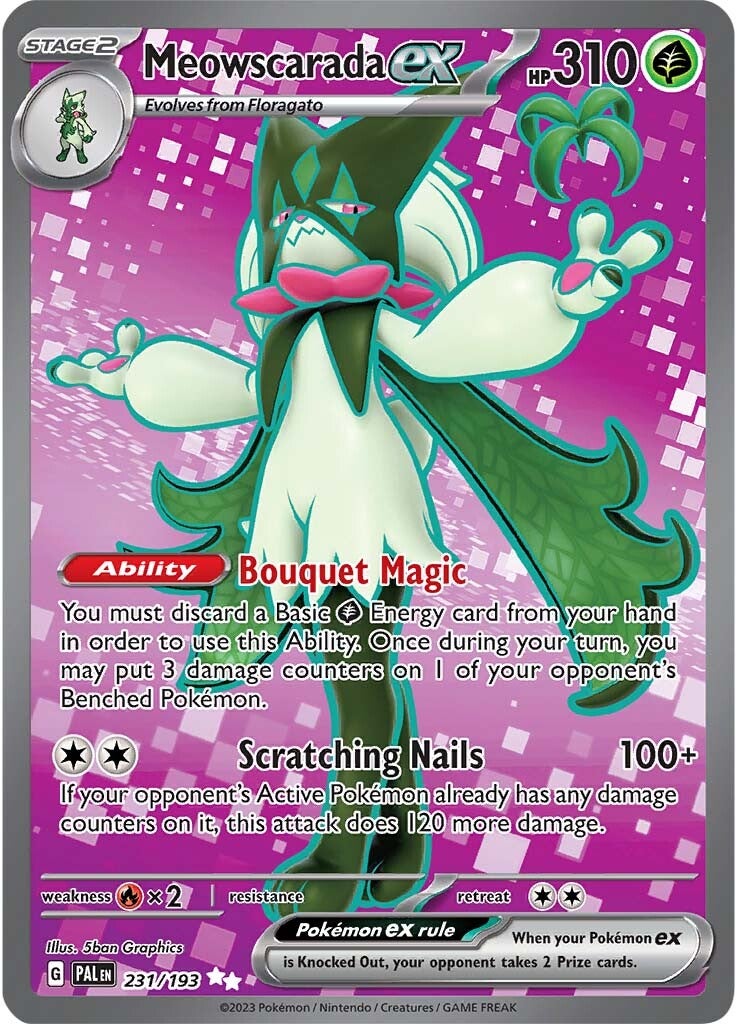 Meowscarada ex (231/193) [Scarlet & Violet: Paldea Evolved] | Jomio and Rueliete's Cards and Comics