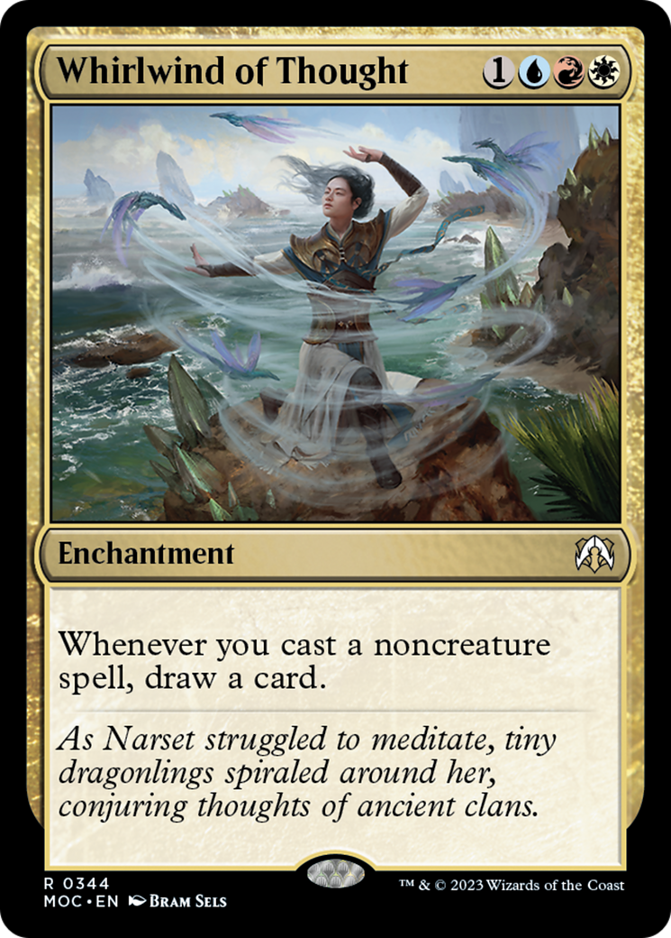 Whirlwind of Thought [March of the Machine Commander] | Jomio and Rueliete's Cards and Comics