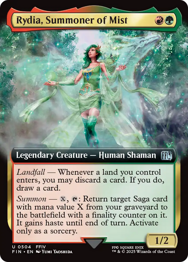 Rydia, Summoner of Mist (Extended Art) [FINAL FANTASY] | Jomio and Rueliete's Cards and Comics