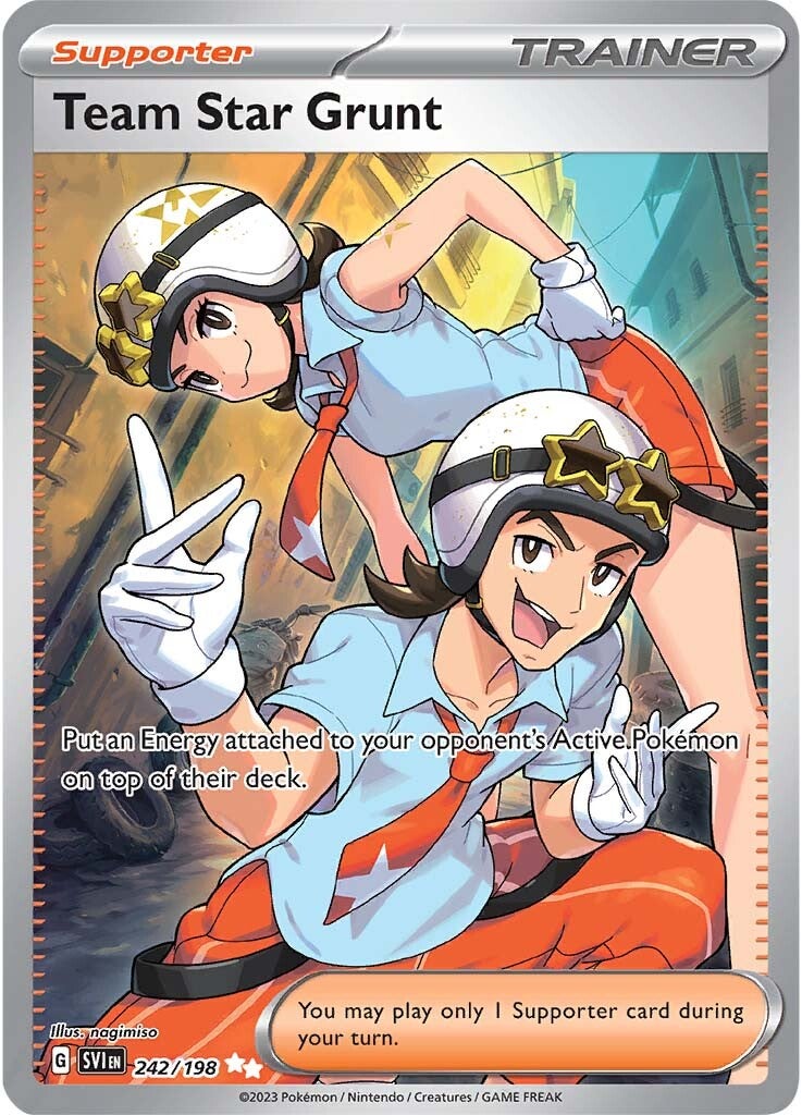 Team Star Grunt (242/198) [Scarlet & Violet: Base Set] | Jomio and Rueliete's Cards and Comics