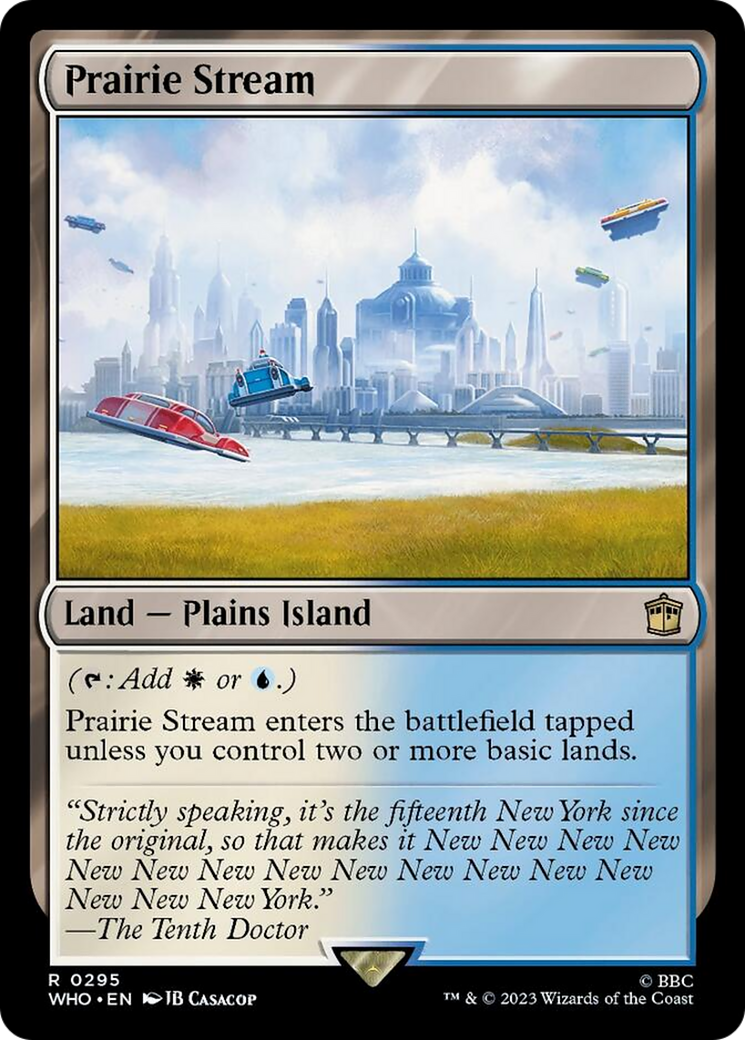 Prairie Stream [Doctor Who] | Jomio and Rueliete's Cards and Comics