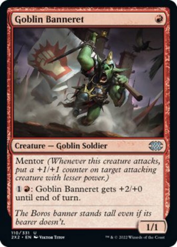 Goblin Banneret [Double Masters 2022] | Jomio and Rueliete's Cards and Comics