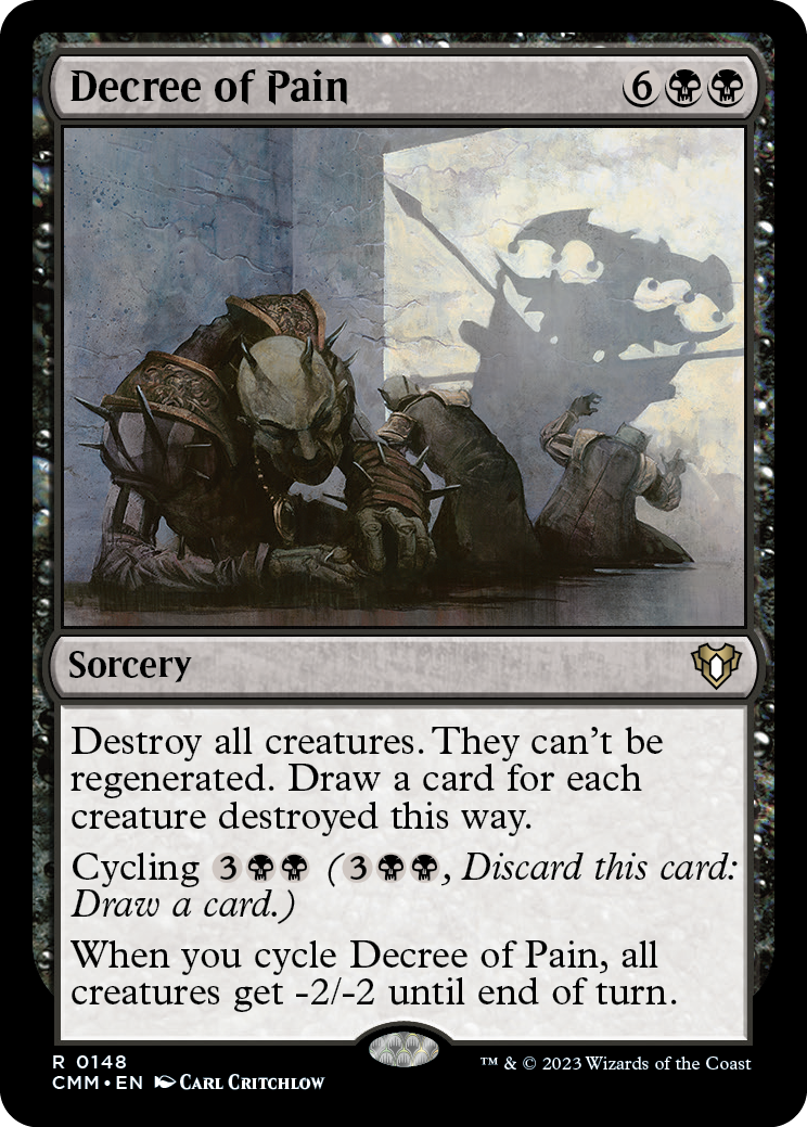 Decree of Pain [Commander Masters] | Jomio and Rueliete's Cards and Comics