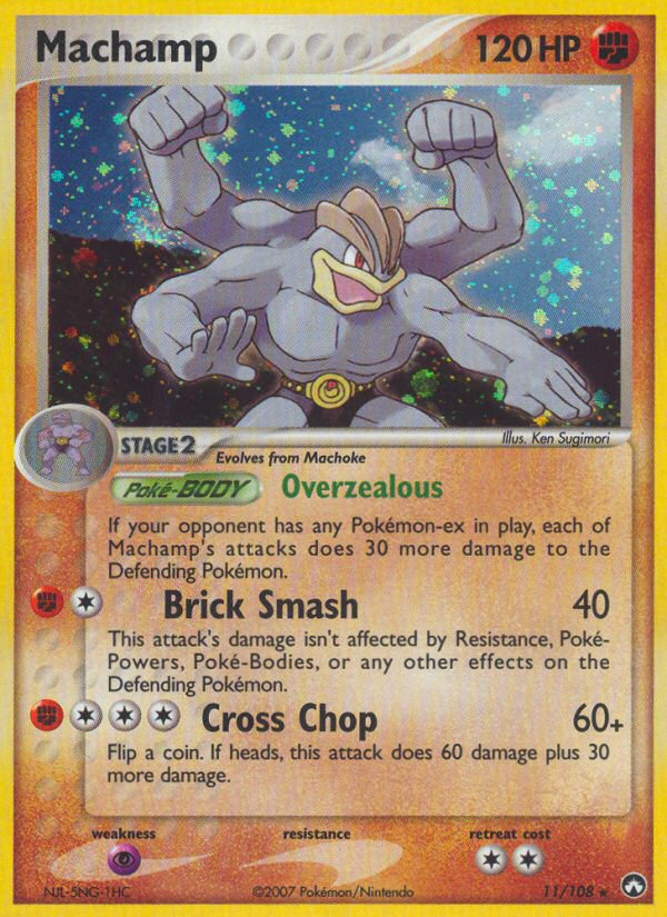 Machamp (11/108) [EX: Power Keepers] | Jomio and Rueliete's Cards and Comics