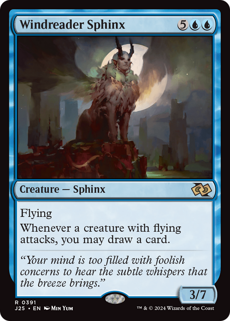 Windreader Sphinx [Foundations Jumpstart] | Jomio and Rueliete's Cards and Comics