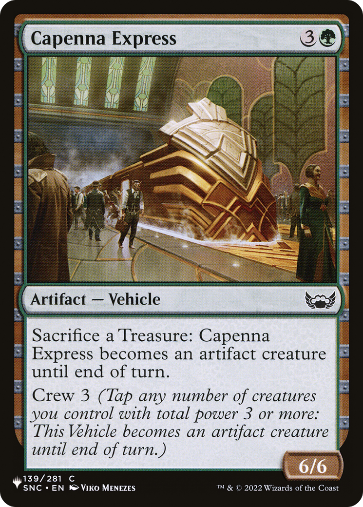 Capenna Express [The List] | Jomio and Rueliete's Cards and Comics