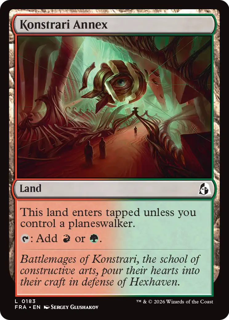 Konstrari Annex [Reality Fracture] | Jomio and Rueliete's Cards and Comics