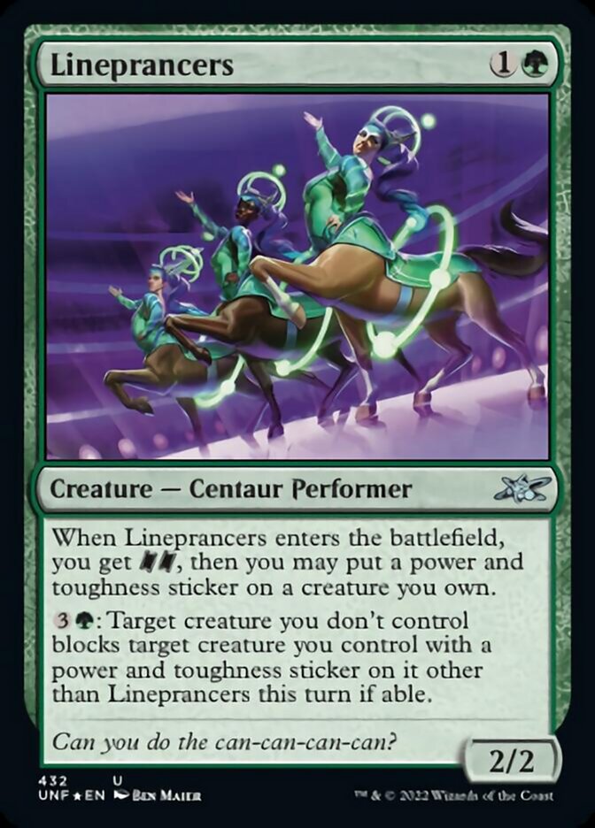 Lineprancers (Galaxy Foil) [Unfinity] | Jomio and Rueliete's Cards and Comics