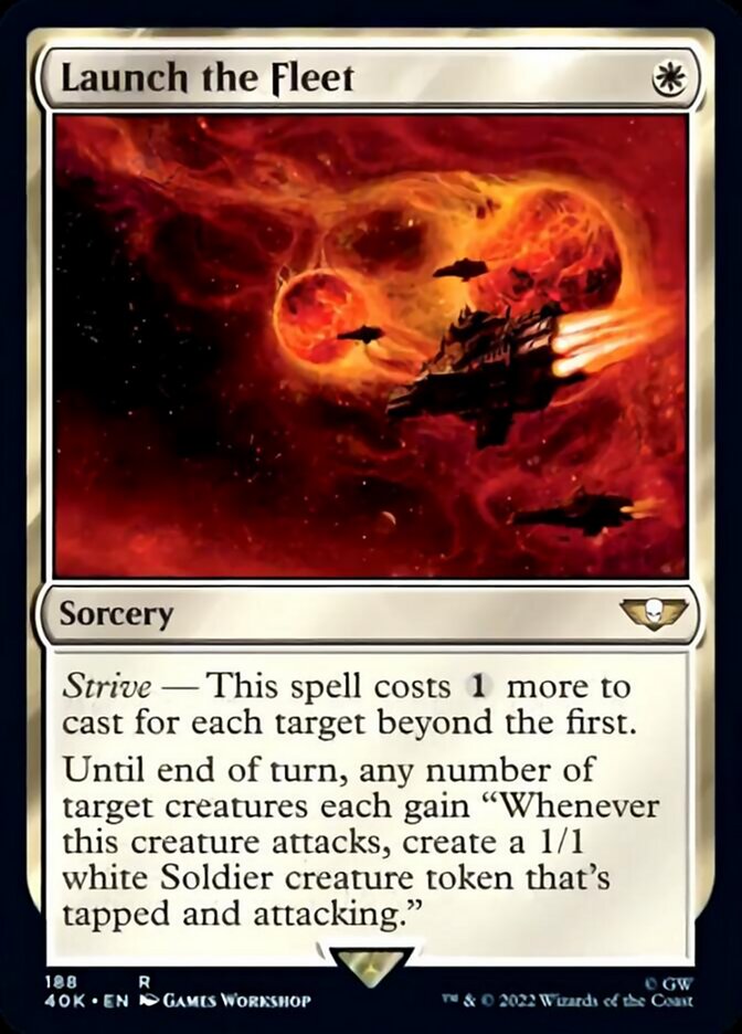 Launch the Fleet [Warhammer 40,000] | Jomio and Rueliete's Cards and Comics