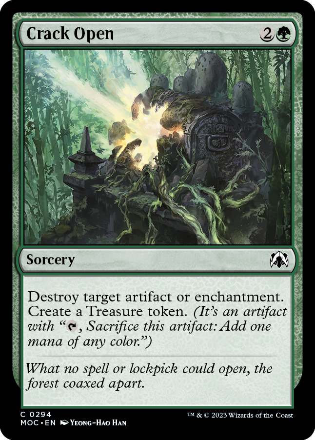 Crack Open [March of the Machine Commander] | Jomio and Rueliete's Cards and Comics