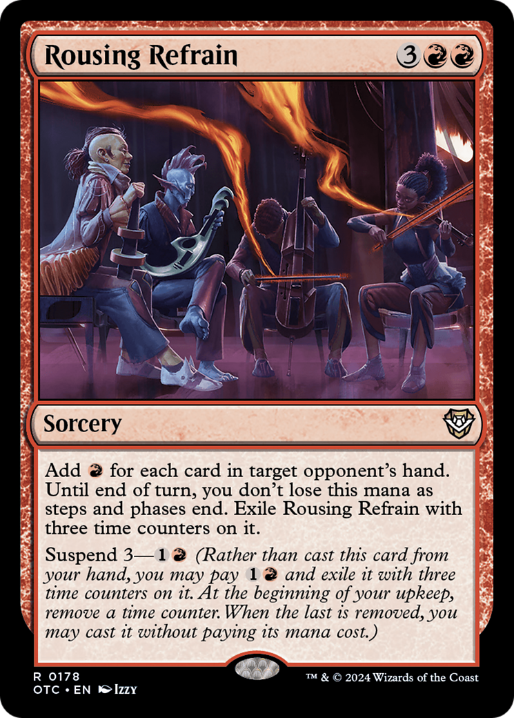 Rousing Refrain [Outlaws of Thunder Junction Commander] | Jomio and Rueliete's Cards and Comics