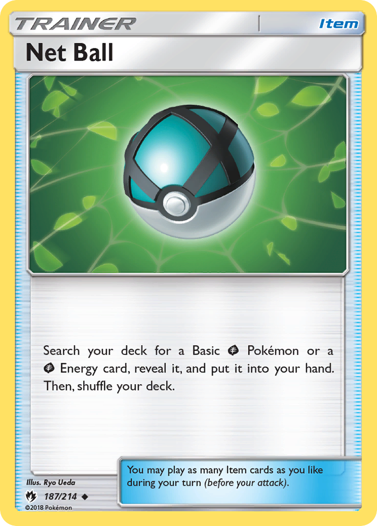 Net Ball (187/214) [Sun & Moon: Lost Thunder] | Jomio and Rueliete's Cards and Comics