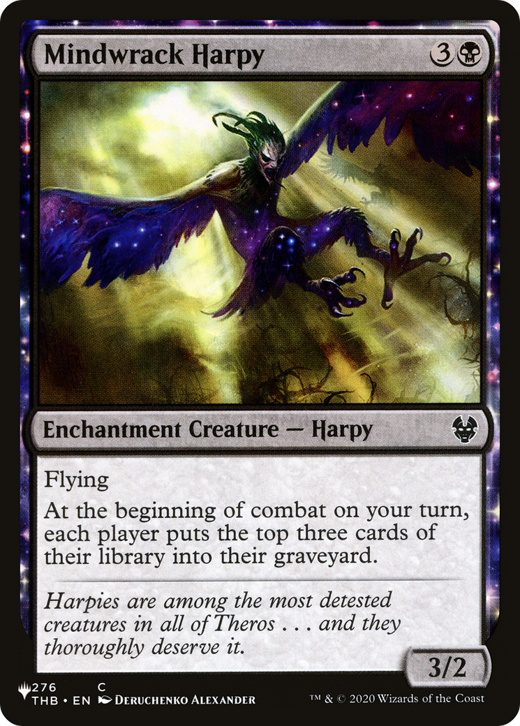 Mindwrack Harpy [The List] | Jomio and Rueliete's Cards and Comics