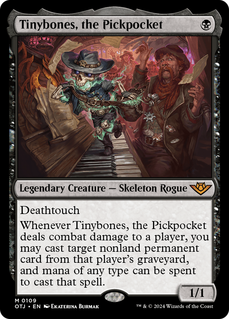 Tinybones, the Pickpocket [Outlaws of Thunder Junction] | Jomio and Rueliete's Cards and Comics
