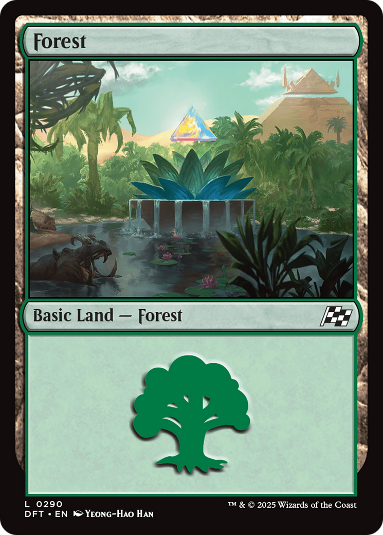 Forest (0290) [Aetherdrift] | Jomio and Rueliete's Cards and Comics