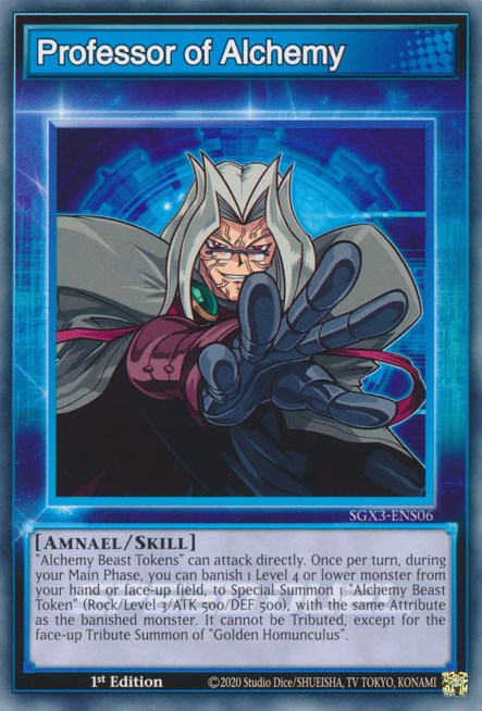 Professor of Alchemy [SGX3-ENS06] Common | Jomio and Rueliete's Cards and Comics