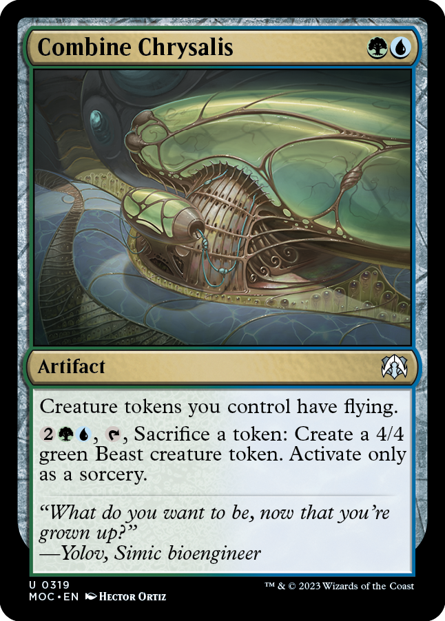Combine Chrysalis [March of the Machine Commander] | Jomio and Rueliete's Cards and Comics