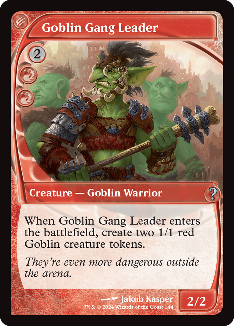 Goblin Gang Leader (Future Sight) [Mystery Booster 2] | Jomio and Rueliete's Cards and Comics