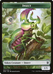 Angel Warrior // Insect Double-Sided Token [Zendikar Rising Tokens] | Jomio and Rueliete's Cards and Comics