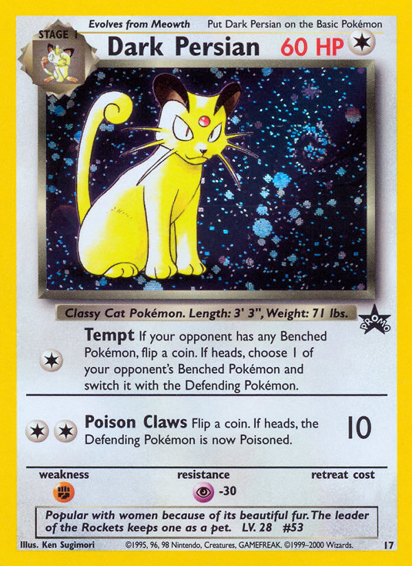 Dark Persian (17) [Wizards of the Coast: Black Star Promos] | Jomio and Rueliete's Cards and Comics